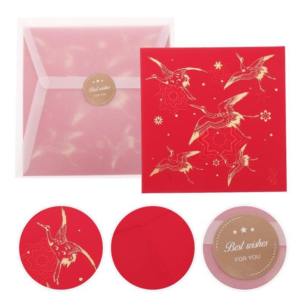 

greeting cards 2pcs year paper traditional spring festival blessing