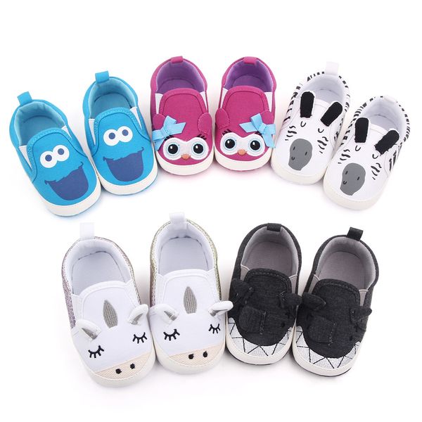 Scarpe per bambini Animali dei cartoni animati Bambini Bambini Ragazzo Ragazza Scarpe Autunno Moda Antiscivolo Morbidi Bambini Primi camminatori