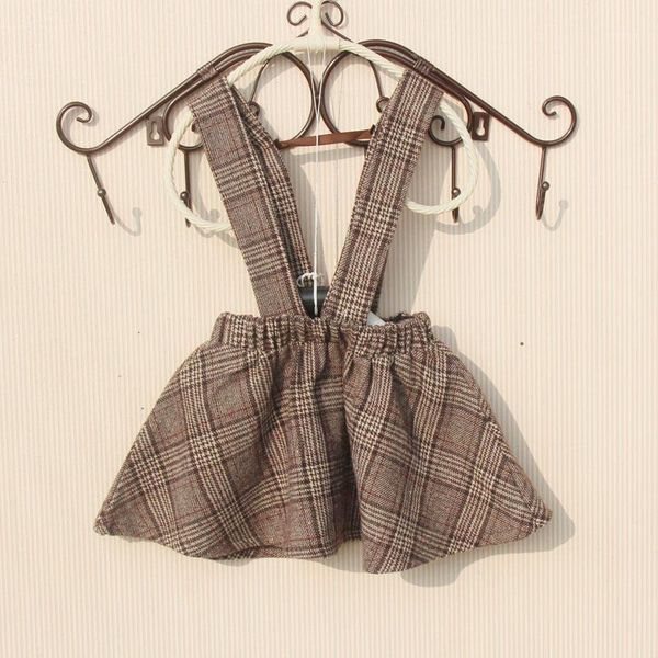 

spring skirts for girls clothes fashion plaid children all-matched tutu skirt kids saia, Blue