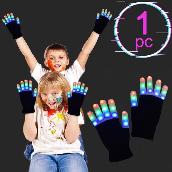 

staraise multicolor children/led gloves finger light halloween christmas party supplies finger toys party supplies