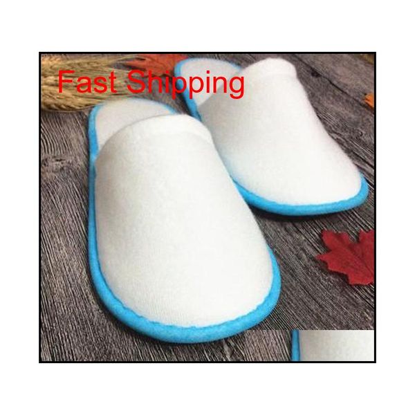 

5pair/set double disposable slippers l guest hospitality slippers thick non -slip qiaojingren home indoor d jllqvw bdesybag