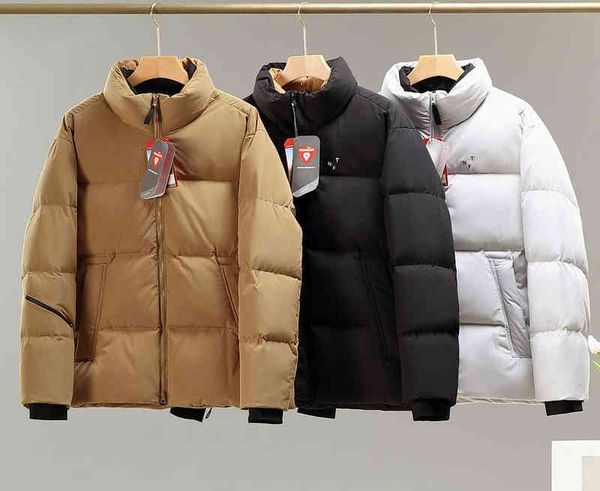 

men's down & parkas latest down men are resting outdoor climbing white duck embroidery solid color jacket thicken ch1u, Black