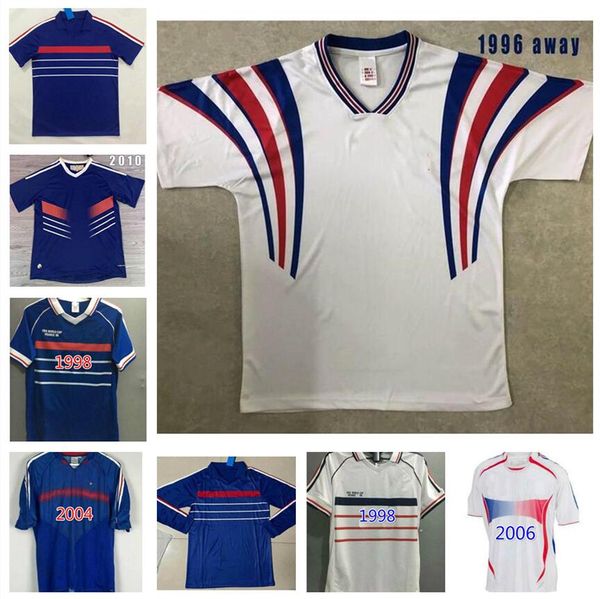 

long sleeve 1984 1998 henry zidane soccer jerseys world cup retro guivarch football jersey djorkaeff trezeguet deschamps maillot de foot uni, Black;yellow