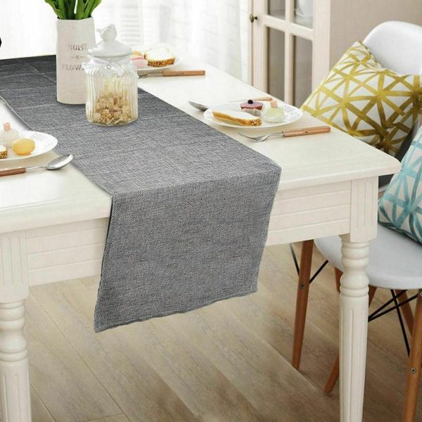 

table cloth imitation linen runner european christmas party decoration wedding i6f1