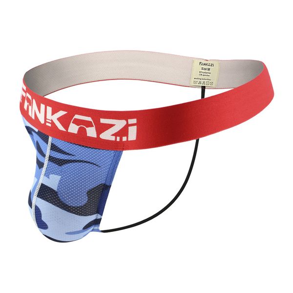 

men's g-strings underpants camouflage printing breathable mesh holes pouch thongs t-strings underwear #f6008, Black;brown