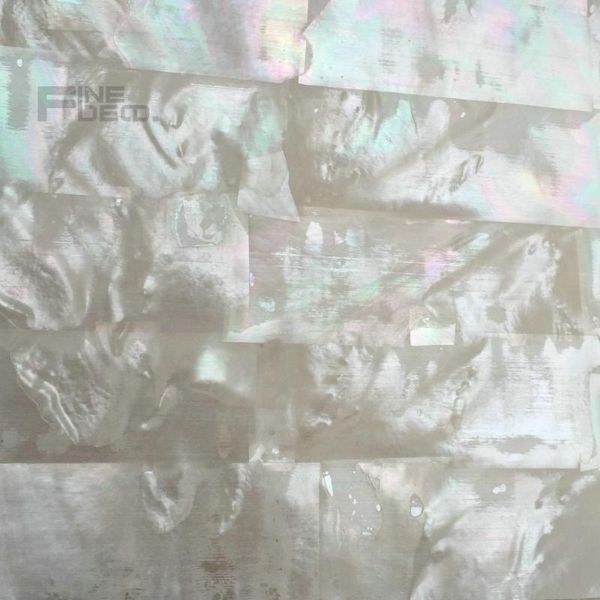 

wallpapers grade white mother of pearl laminate sheet brick pattern shell veneer for wood furniture inlay 140x240mm (20 sheets)