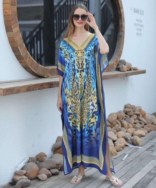 

new positioning printing loose large robe style beach skirt bikini blouse holiday sunscreen shirt, White;black