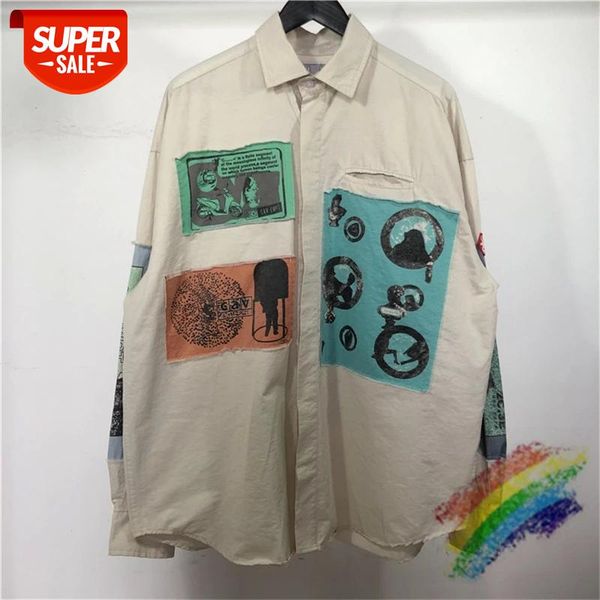 

steam wave patch cavempt shirt men women 1:1 vintage do old shirt cav empt shirts #sv89, White;black