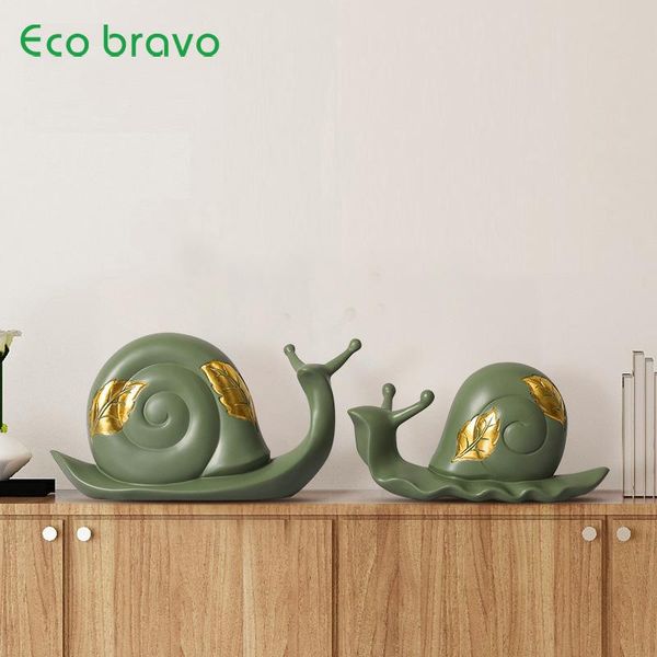 

decorative objects & figurines ecobravo nordic snail statue resin crafts creative el simple entrance wine cabinet desk miniature model home