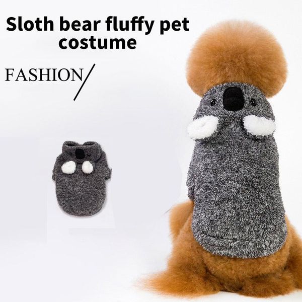 

dog apparel cute pug clothes supplies winter warm coral fleece hooded clothing small cat puppy pet coat