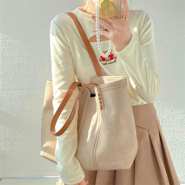 

evening bags female tote bag autumn vintage student larger capacity shoulder casual fashion thread patchwork underarm shopper