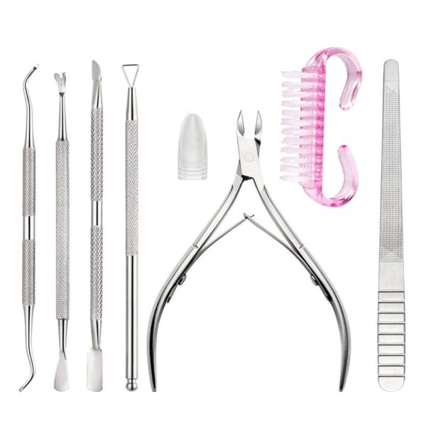

nail art kits 7pcs metal useful durable simple practical manicure for store home