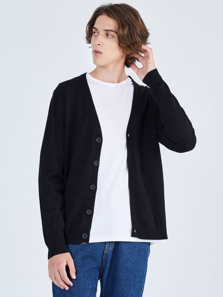 

men solid button up cardigan t7px#, White;black