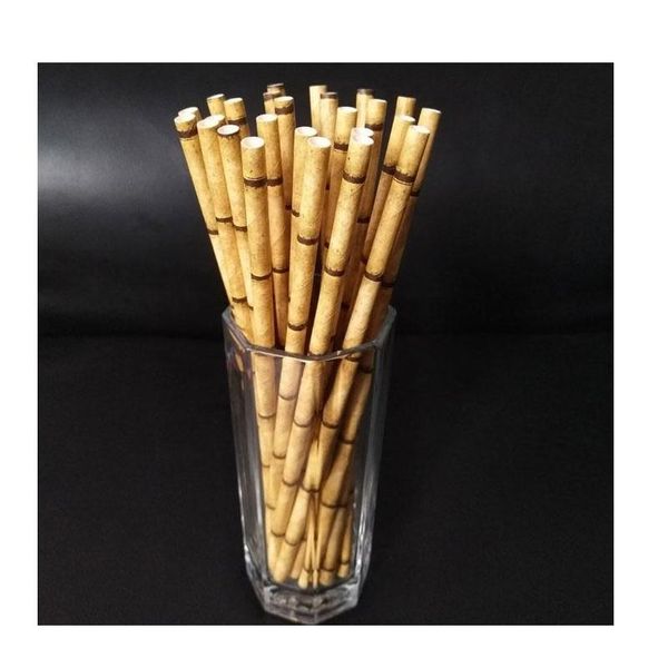 

eco-friendly 19.5cm disposable bubble tea thick bamboo juice drinking straws milk straw birthday w jllptw ladyshome