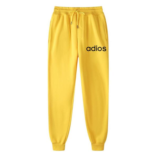 

men's pants loose jogging men 2021 fashion fleece autumn winter warm sweatpants male outdoor straight trousers, Black