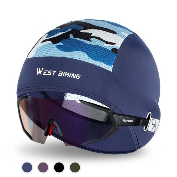 

cycling caps & masks cap summer riding hiking outdoor breathable sweat sun protection bicycle hat running sports bike headwear, Black