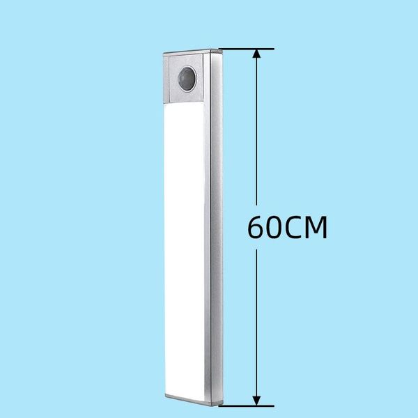 

60cm led cabinet light human body smart motion sensor light usb rechargeable for bedroom wardrobe kitchen cabinet