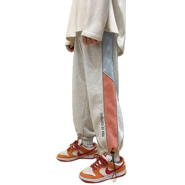 

pantalones deportivos de secado rápido para hombre, pantalón informal, para correr, pies delgados, versión coreana, novedad 2021, Black