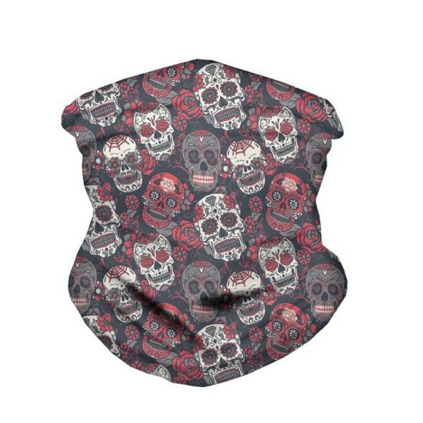 

scarves climbing scarf hiking mask skeleton sport headwear bandanas motorcycle turban hand band magic outdoor cycling skull, Blue;gray