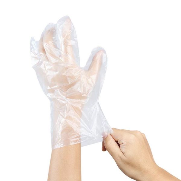 

disposable gloves 200/500pcs pe transparent kitchen accessories home food baking tool 203