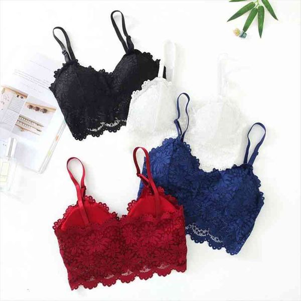 

lace bralette tube womens tanks bandeau summer bra crop girl vest underwear, White