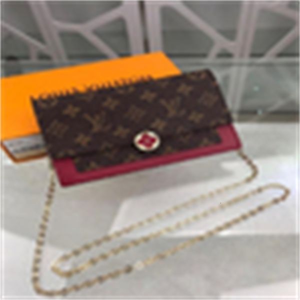 

totes brand r iconic luxury shoulder r60c body m67404 bags flore handles chain bags wallet cross women bag handbags clutches evening, Red;black