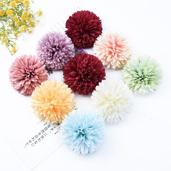 

decorative flowers & wreaths 6 pieces artificial wedding wall diy a cap fake for scrapbook christmas decorations home