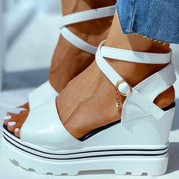 

dress shoes lapolaka dropship high heels fashion 2021 wholesale platform summer ins women wedge sandals female, Black