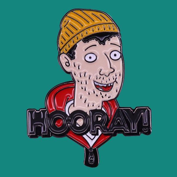 

pins, brooches todd chavez hooray enamel pins brooch collecting alloy lapel badges men women fashion jewelry gifts adorn backpack collar hat, Gray