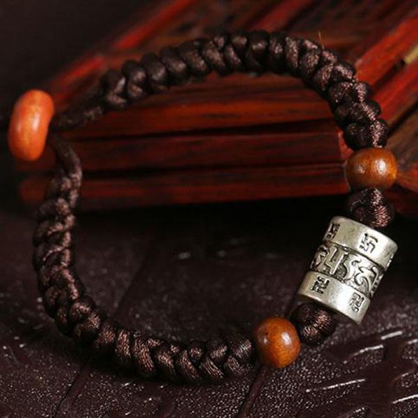 

2021 handcraft woven national wind hand rope bracelet, Black