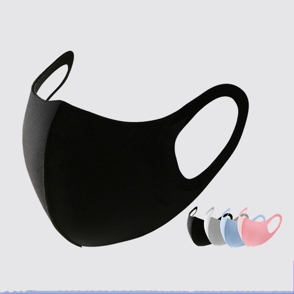 

us stock anti dust face mask mouth cover pm2.5 respirator anti-bacterial washable reusable ice silk cotton masks child 82 v2