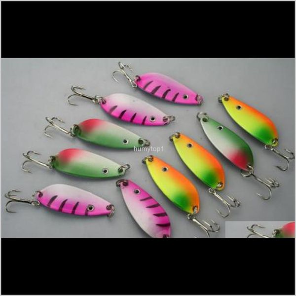 

lot 30 fishing lures spoon hooks baits 8.2g gfzdf obisq