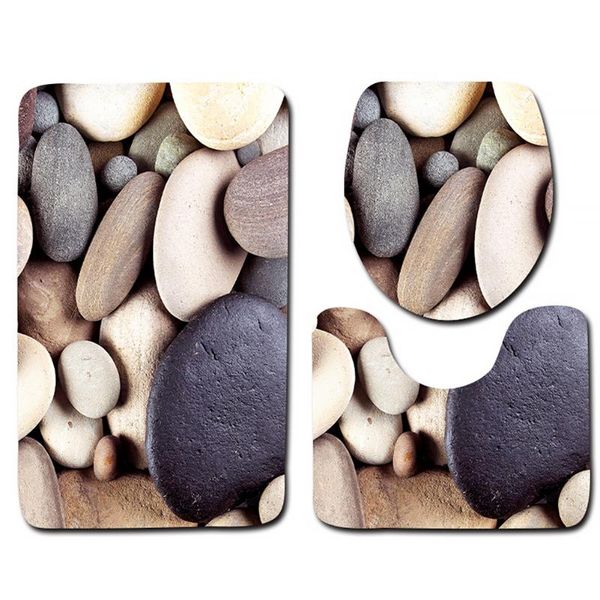 

toilet seat covers kstn88 1 set bathroom non-slip pedestal rug + lid cover bath mat home