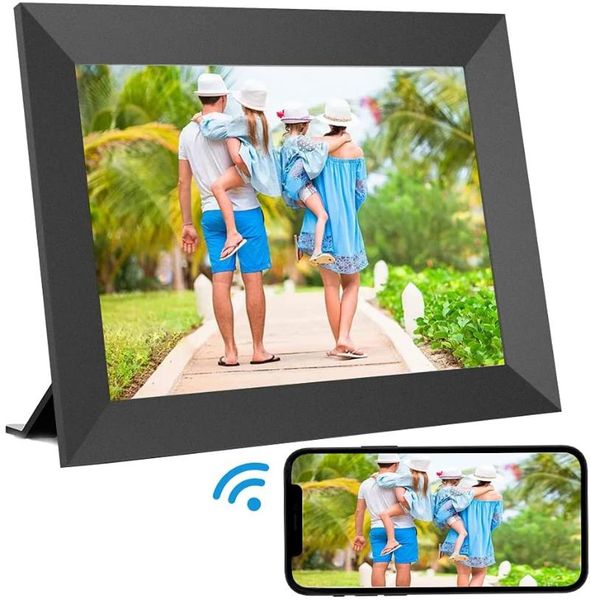 

digital po frames po add pos/videos via app 10.1 inch wifi picture frame 1280x800 hd with touch screen