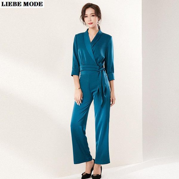 

women's two piece pants cardigan shirt with sets womens v-neck sashes 2 set women office work wear outfit spring summer, White