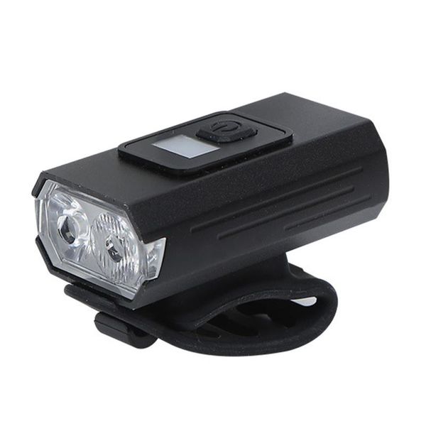 

waterproof bike light usb rechargeable led bicycle front headlight 6 light modes