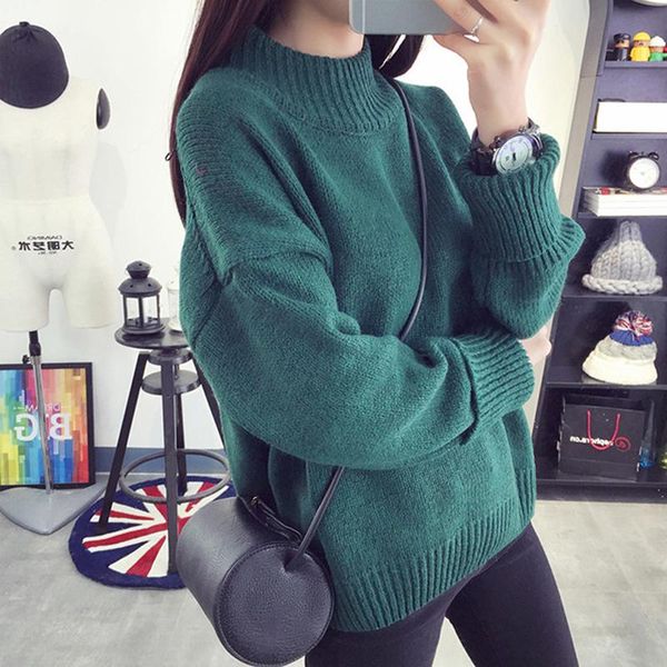 

new fashion women sweaters and pullovers solid slim elastic turtleneck women knit pullovers sueter mujer, White;black