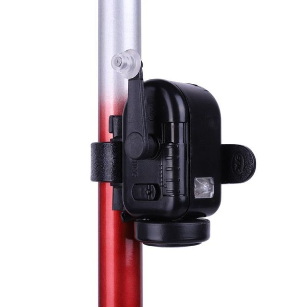 

abs black high sensitive fish bite alarm adjustable volume fishing rod signal device bait alertor fish finder