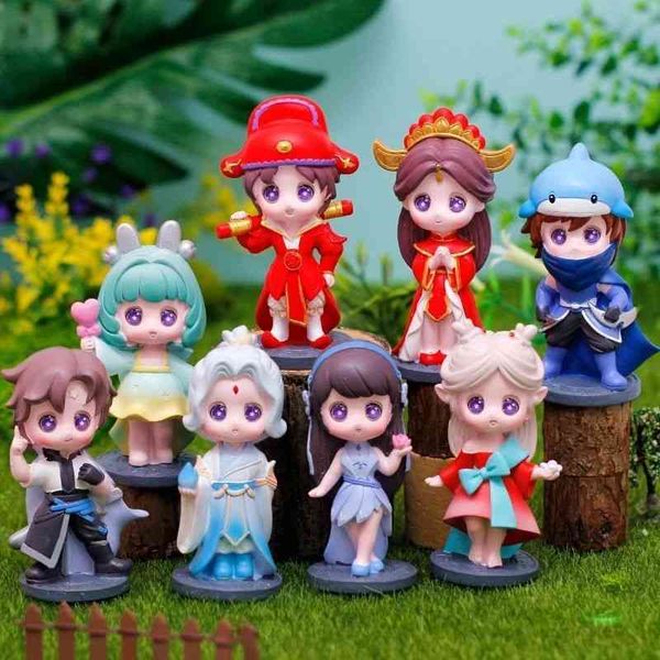 

[king's box] 2021 king's glory blind box hand puppet office furnishings1