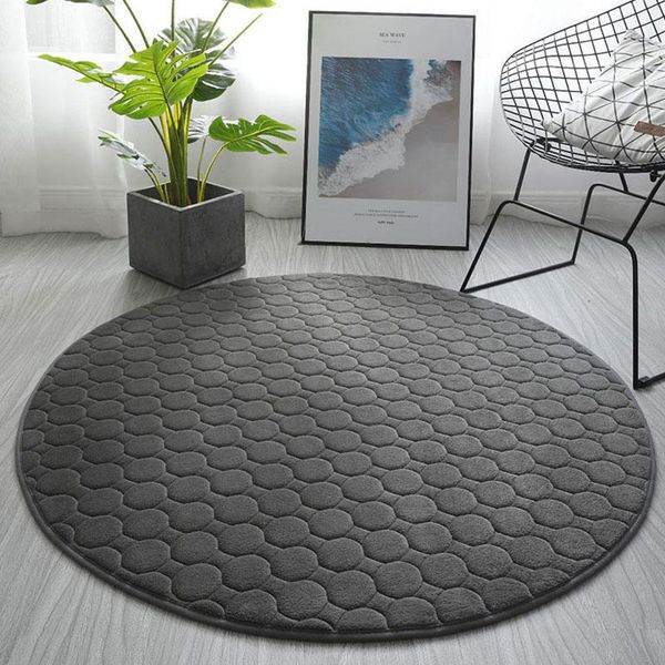

carpets verdikte geborduurde coral fluwelen ronde tapijt stoel kussen tent slaapkamer woonkamer kinderen spelen mat