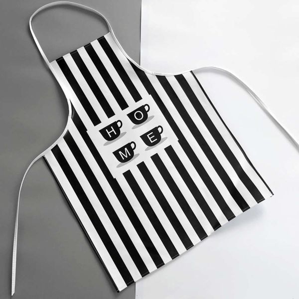 

designer's home apron daily necessities advertising kitchen pu waterproof