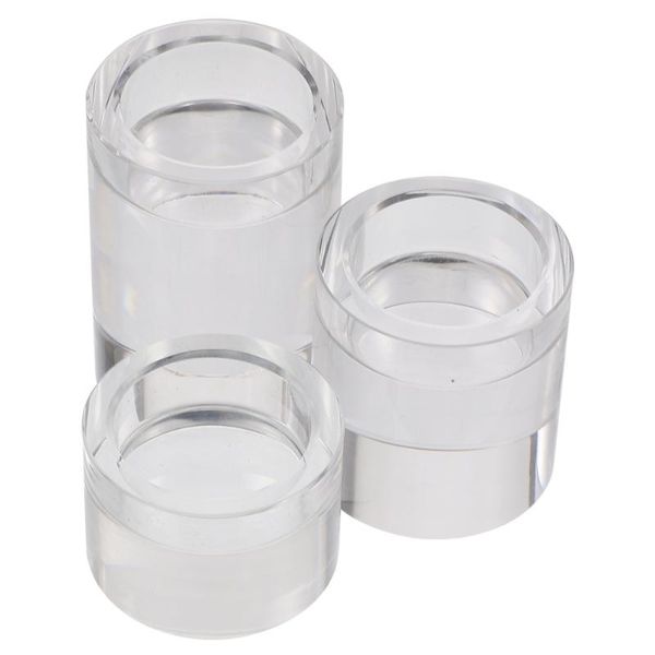

candle holders 3pcs dining table decors romantic wedding crystal candlesticks