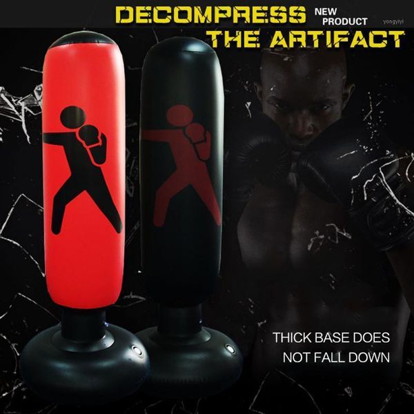

sand bag inflatable tumbler boxing sandbag pvc home fitness tools kick punching training fight accessories1