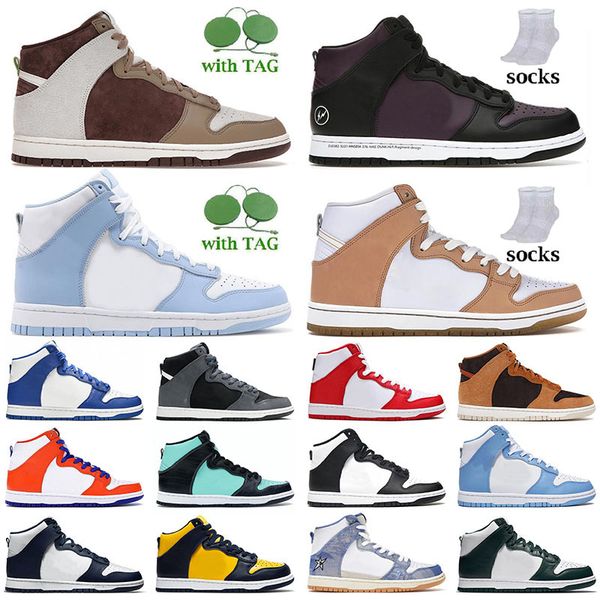 

with box designer light chocolate mens shoes sb dk low high fragments dark khaki fashion men womens skateboard sneakers high-cut lace up boo