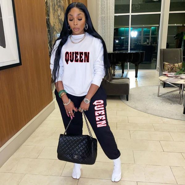 

women's tracksuits ueteey two-piece casual women pant set, Gray