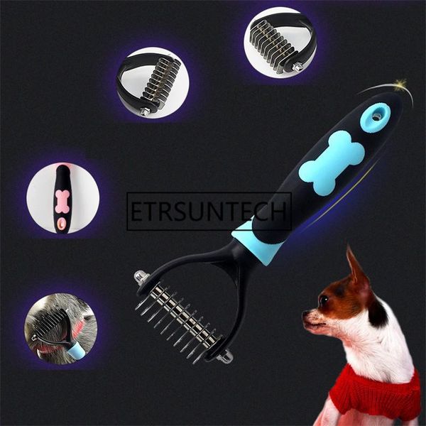 

50pcs pet hair comb dogs brush dogs cat long hair curly removal brush grooming tool