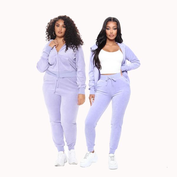 

2021 winter women's slim hooded coat set, Gray