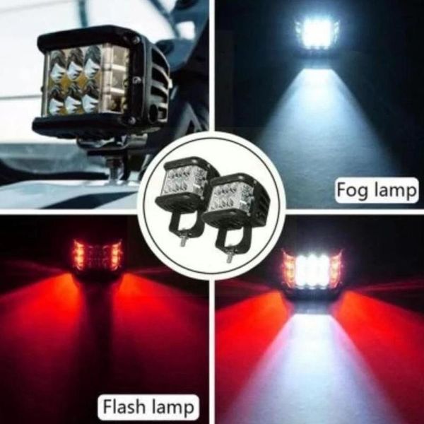 

working light 2021 car led work bar side shooter pods cube white h1u5