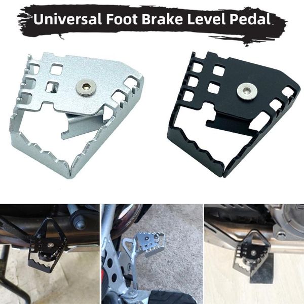 

pedals realzion motorcycle rear brake foot pedal extension step tip plate enlarge peg pad for r1200gs lc f800gs f750gs f650gs
