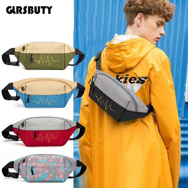 

waist bags banana bag for women belt fanny pack sling crossbody pouch with earphone hole waterproof wallet card phone holder men